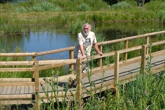 David Bellamy at Wild Wetlands launch at Low Barns Nature Reserve, July 2005