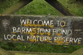 Sign to Barmston Pond