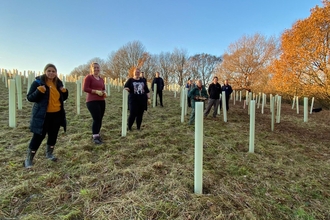 Groupe of people at Tree Planting Event